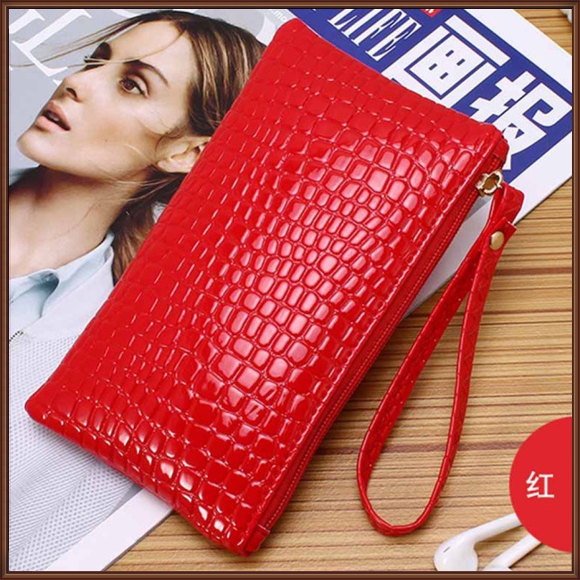 Ví Đựng Điện Thoại Màu Trơn Thời Trang Cho Nữ