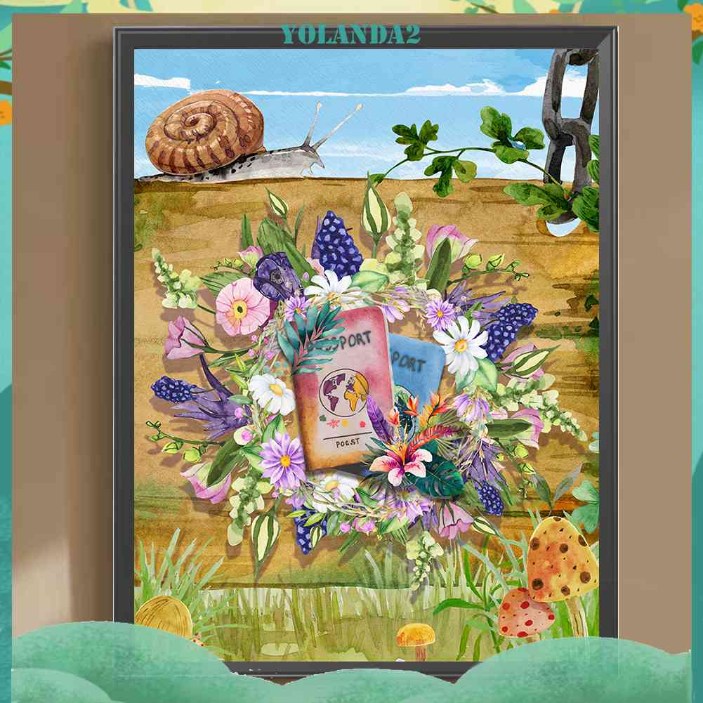 Sổ Tay Đính Đá Kim Cương Toàn Bộ 5D DIY