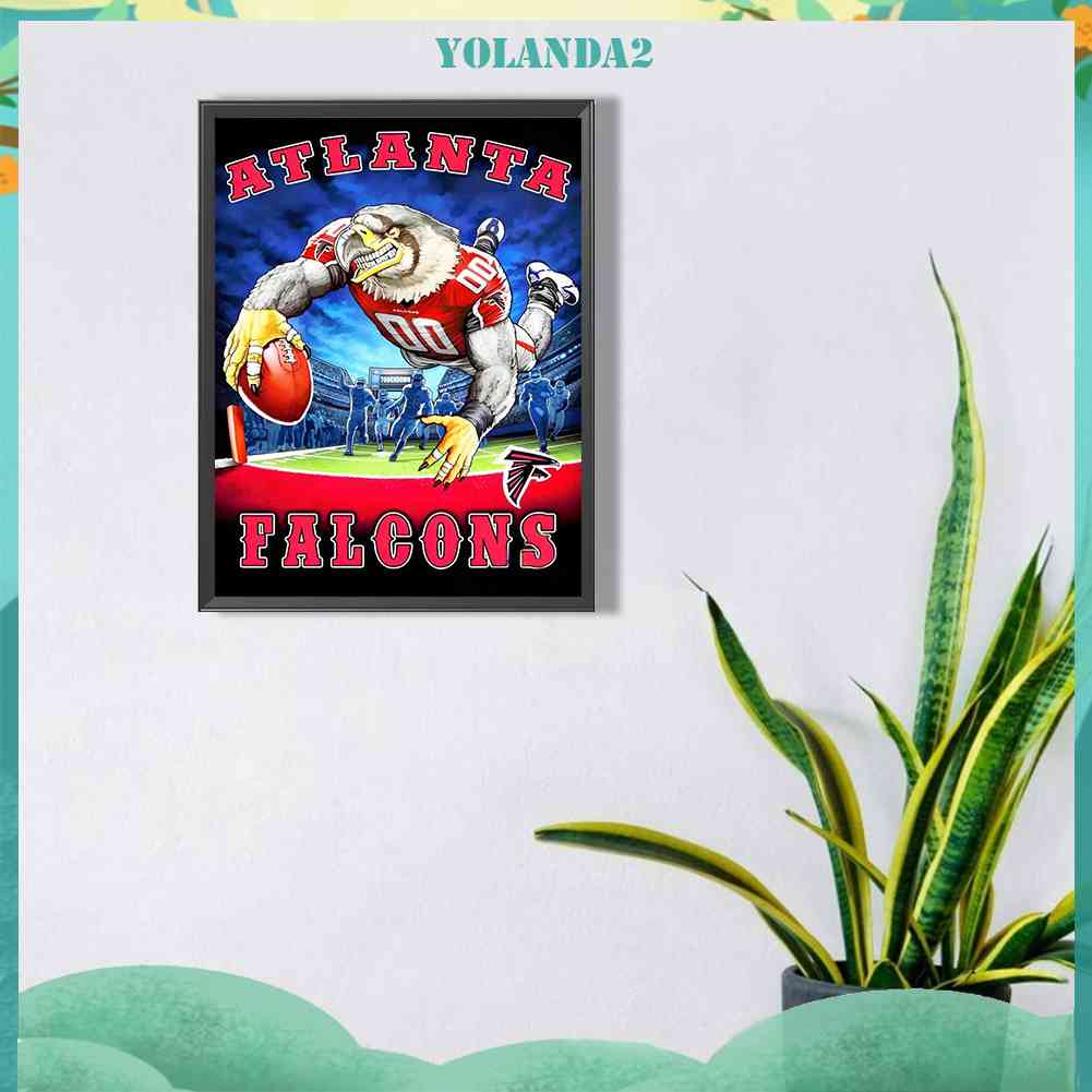 Tranh Đính Đá Kim Cương Toàn Bộ 5D DIY Hình Chim Cánh Cụt Atlanta