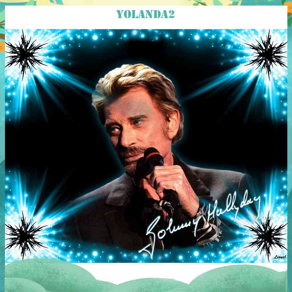 Tranh Đính Đá Kim Cương Toàn Bộ 5D DIY Hình Johnny Halliday