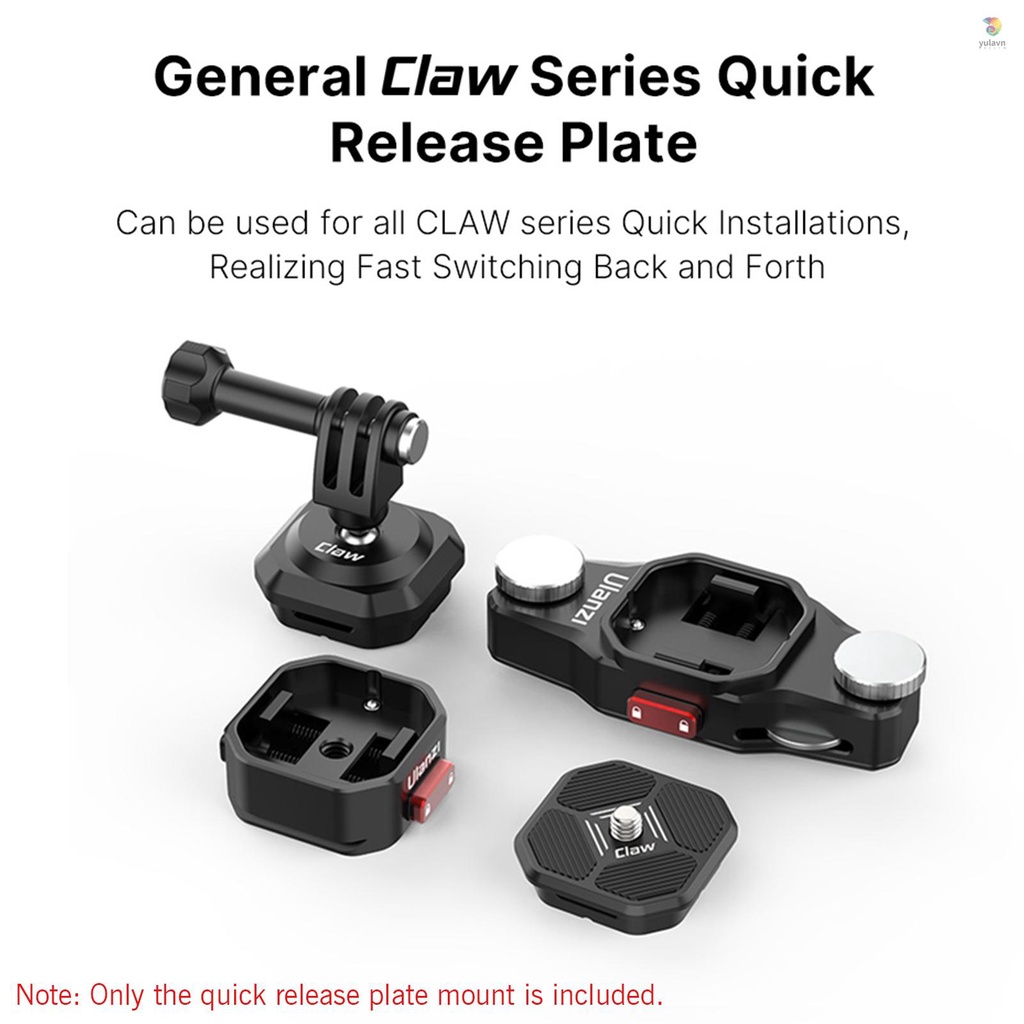 ULANZI Tấm Tháo Lắp Nhanh 50KG Tiêu Chuẩn Arca Swiss 1 / 4 Cho Chân Máy Ảnh DSLR SLR