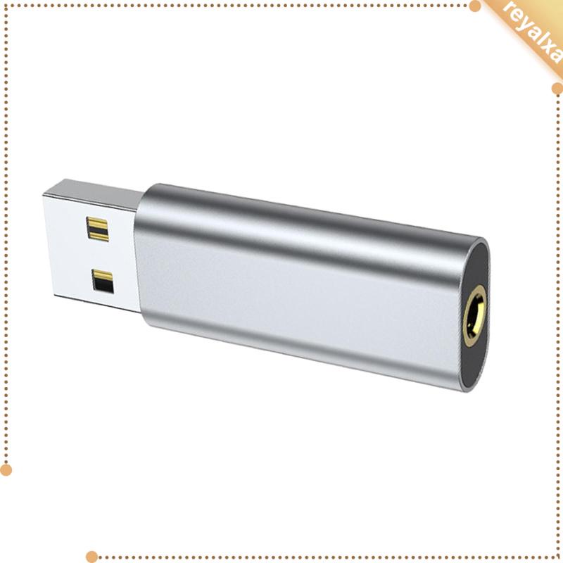 Giắc Chuyển Đổi USB Sang Giắc Cắm Âm Thanh 3.5mm Mini 2 Trong 1 Chuyên Dụng Cho Tai Nghe / Micro / Máy Tính Để Bàn