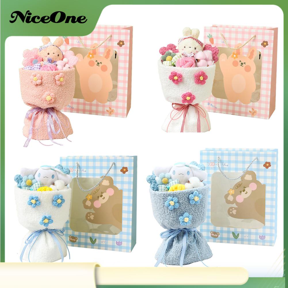 NiceOne  Bó hoa sang trọng cho giáo viên nữ Chi tiết tinh tế Mềm mại thoải mái hoạt hình búp bê
