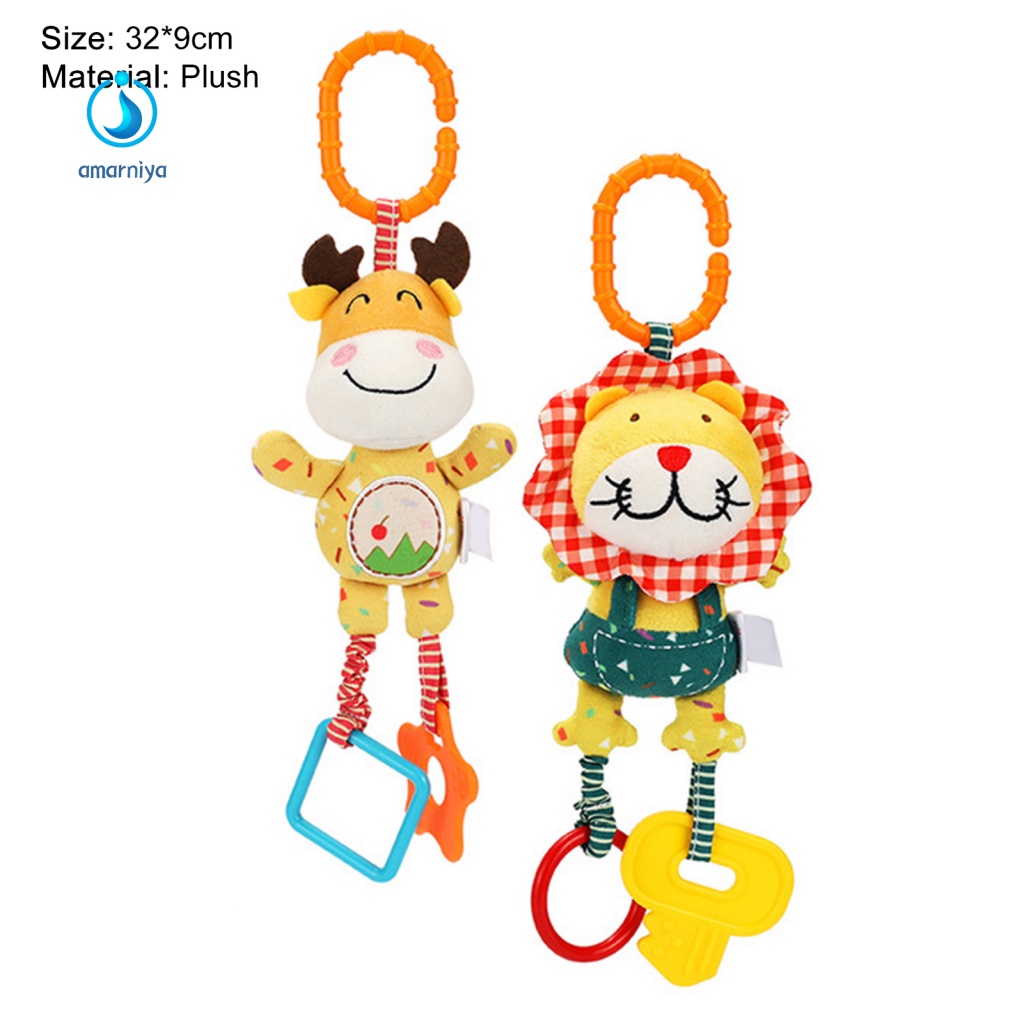 Set 4 Đồ chơi nhồi bông Hình Động Vật Dễ Thương Cho Bé