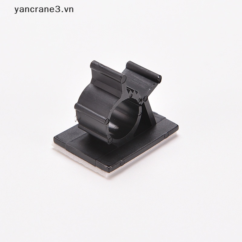 Bộ 10 Kẹp Dây Cáp Nylon Màu Đen Có Thể Điều Chỉnh Được yancrane3.vn