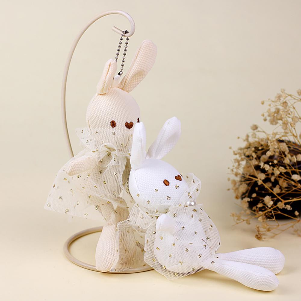 1 Thỏ Nhồi Bông 20cm Treo Chìa Khóa Cho Bé A4U8