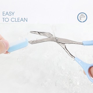 Kéo cắt tỉa lông mày trang điểm tiện dụng