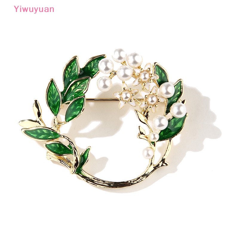 < Yiwuyuan > Ghim Cài Áo Hình Hoa Lily Tráng Men Cao Cấp Sáng Tạo Đơn Giản Thời Trang Mới Dành Cho Nữ
