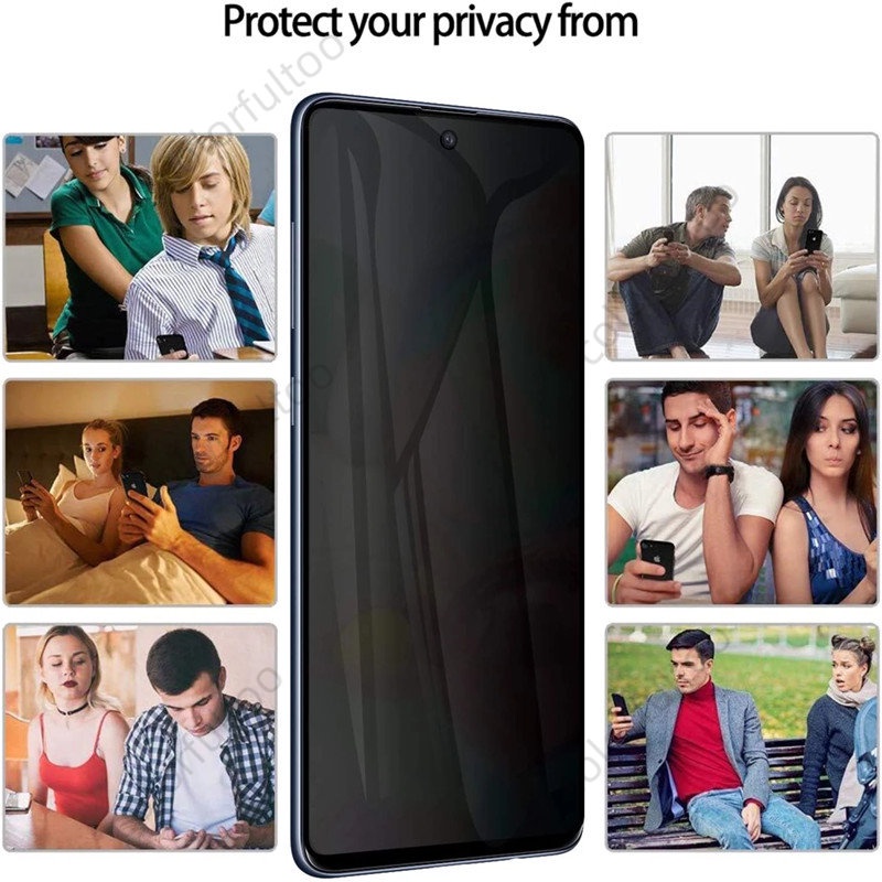 Kính Cường Lực 9H Chống Nhìn Trộm Cho Realme 10 4G 10 9 Pro Plus + 9i 9Pro 10Pro Realme9 Realme10 4G 5G