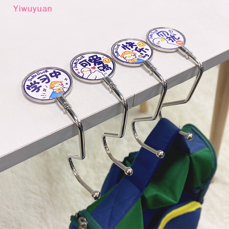 < Yiwuyuan > Móc Treo Túi Xách Để Bàn Nhiều Họa Tiết Hoạt Hình Đa Dạng Có Thể Tháo Rời Được Mới