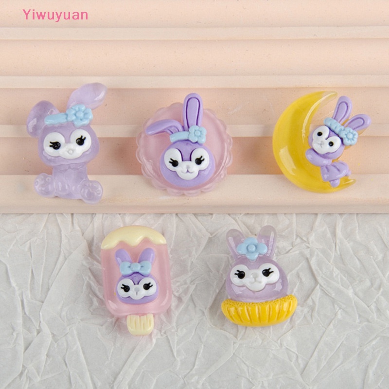 Bộ 10 Kẹp Tóc Hình Thỏ Hoạt Hình Dễ Thương