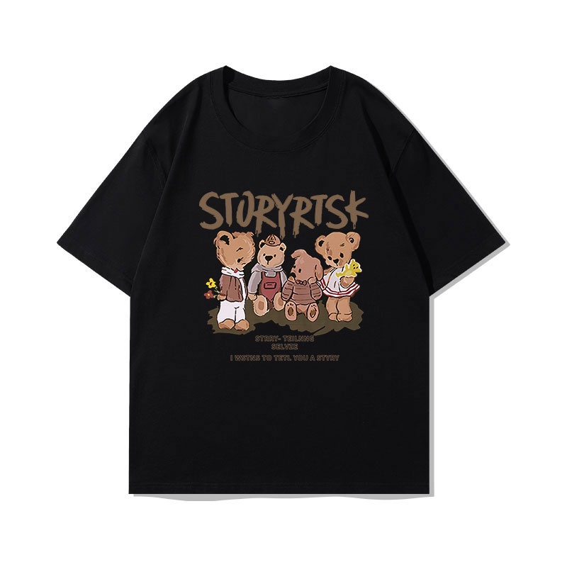 Áo Thun Unisex 100% Cotton Nguyên Chất Ngắn Tay Phong Cách Hàn Quốc Mới NRVP 2023