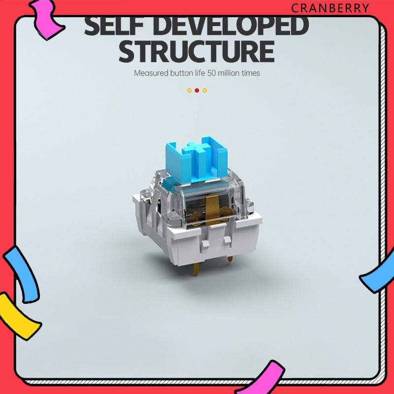 Gateron Pro Switch/Cleam Yellow - RGB/Linear/Tactile/Giá Rẻ Hiệu Năng Cao Dùng Cho Bàn Phím-CY