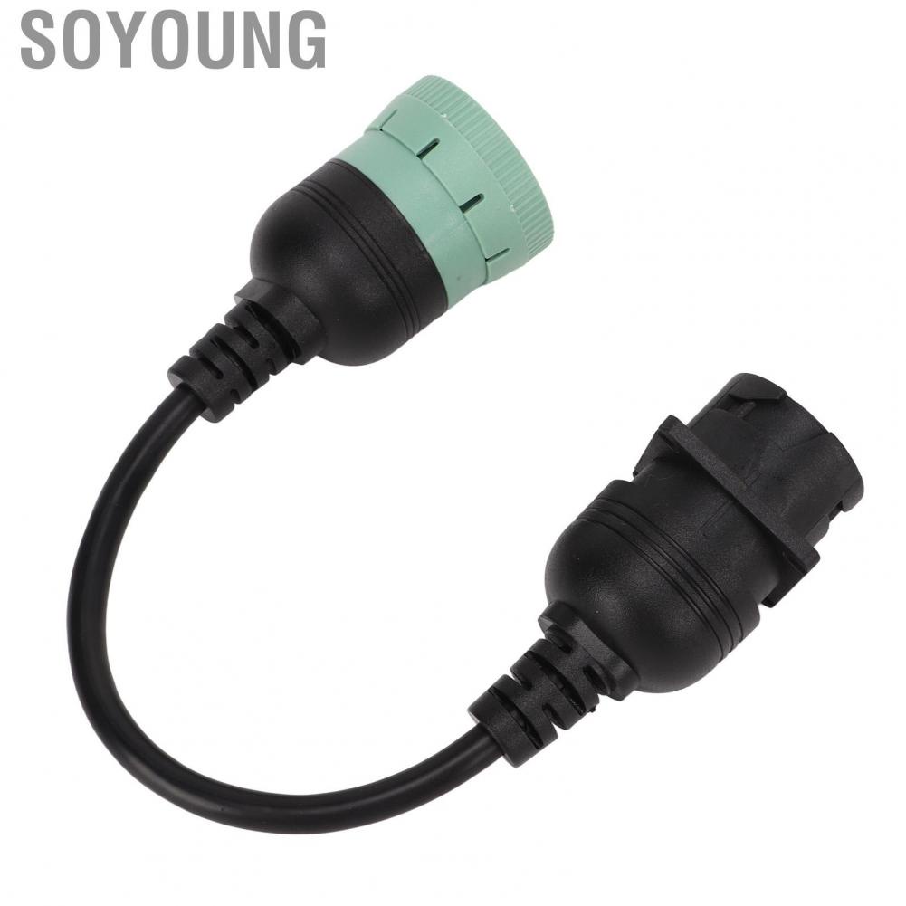 Soyoung CAN1 To CAN3 Crossover Cable  9 Pin Lightweight Diagnostic Crossover Adapter High Flexibility Plug and Play  for Cars
