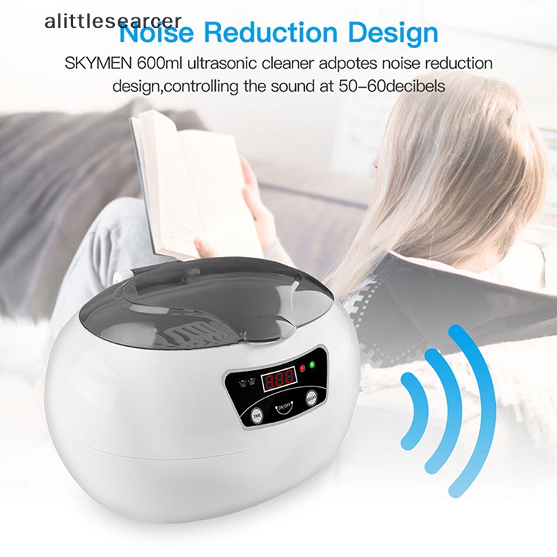 Máy Vệ Sinh Trang Sức Sử Dụng Sóng Siêu Âm 600ML Có Hẹn Giờ
