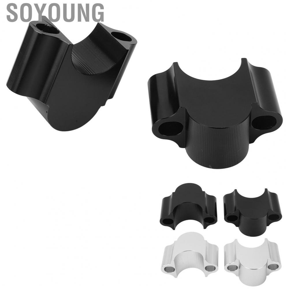 Soyoung Handlebar Riser Clamp  Motorcycle Handlebar Riser Clamp 2 PCS Left and Right Precise 28mm 30mm  for Motorbike