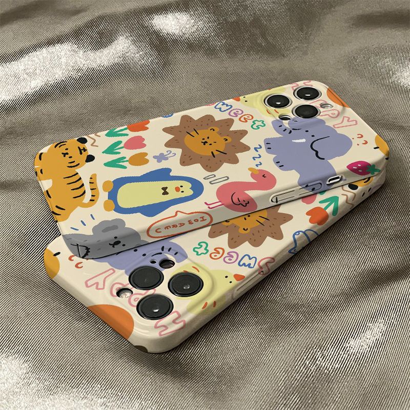 Ốp Điện Thoại Cứng Họa Tiết Sở Thú Hoạt Hình Dễ Thương Cho Iphone 1114 Pro Max 1312 78 1114 Pro