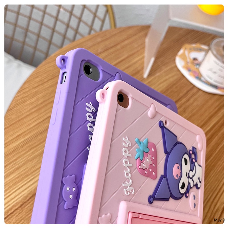 Bao Da Máy Tính Bảng In Hình Kuromi & Melody Thời Trang Cho Ipad 9Th 10.2 2022Ipad 10Th 10.9 Mini 5 Ipad 9.7 Air 4 / 5 Pro 10.5 / 11