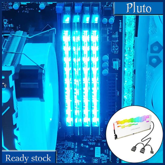 Mới Mô Đun Làm Mát Bộ Nhớ Coolmoon Ra-2 Ram Hiệu Quả Cao 5v Argb Cho Máy Tính