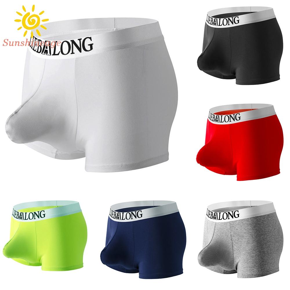 Quần LóT Boxer MàU Trơn MềM MạI Cho Nam
