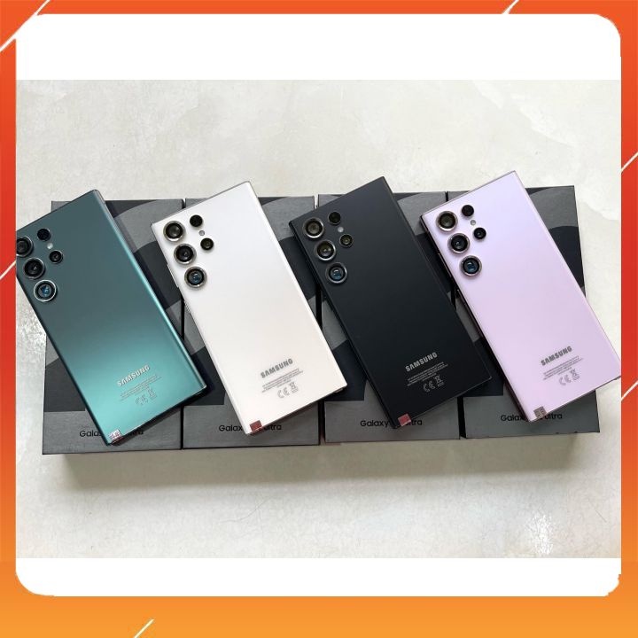 Điện thoại Samsung Galaxy S23 Ultra bản ram 8gb cấu hình 256gb tình trạng máy đẹp 98% đủ hộp bảo hành 1 năm