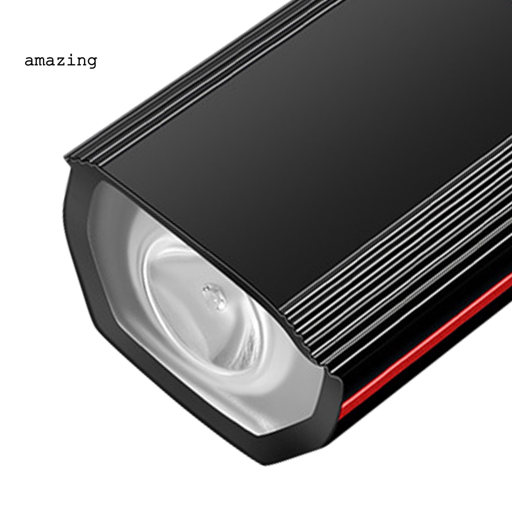 1 Bộ Đèn Pha Xe Đạp Leo Núi Sạc USB Độ Sáng Cao Tiện Dụng