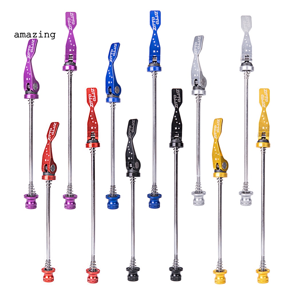 1 Cặp Trục Xe Đạp Tháo Lắp Nhanh Bằng Hợp Kim Nhôm Màu Sáng