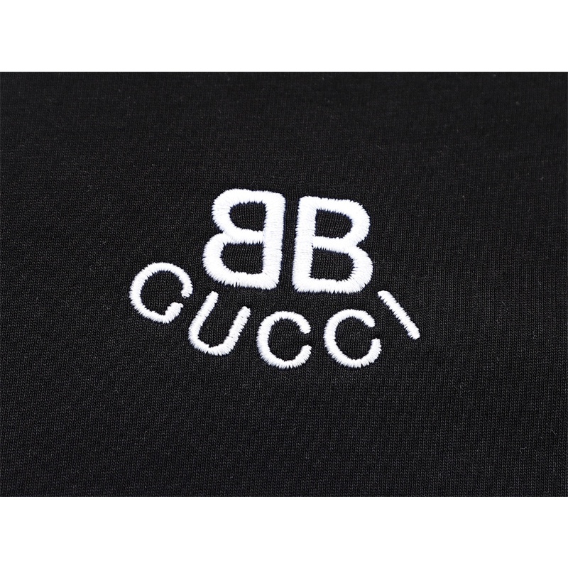 Áo Thun Ngắn Tay Thêu logo BALEN88-Double Thời Trang Dành Cho Cả Nam Và Nữ