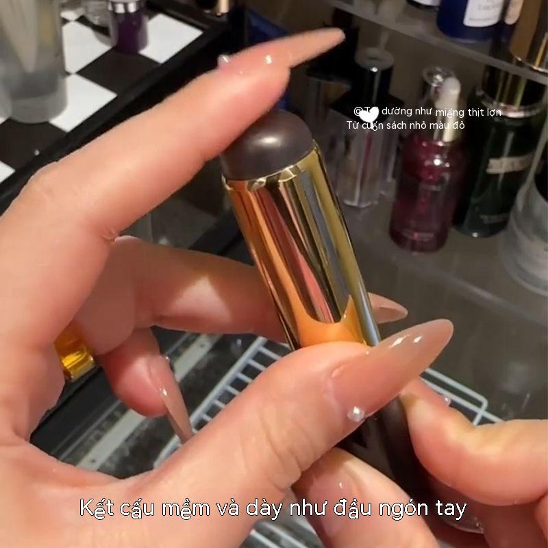 Bàn chải silicon đầu tròn Bàn chải môi cầm tay Bàn chải tàng hình son dưỡng môi