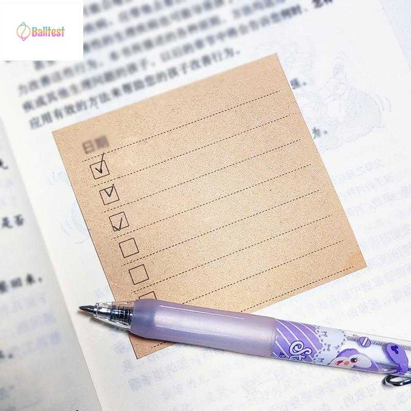 💜Giấy ghi chú hình vuông, giấy note 80 trang kiểu dáng đơn giản tiện dụng