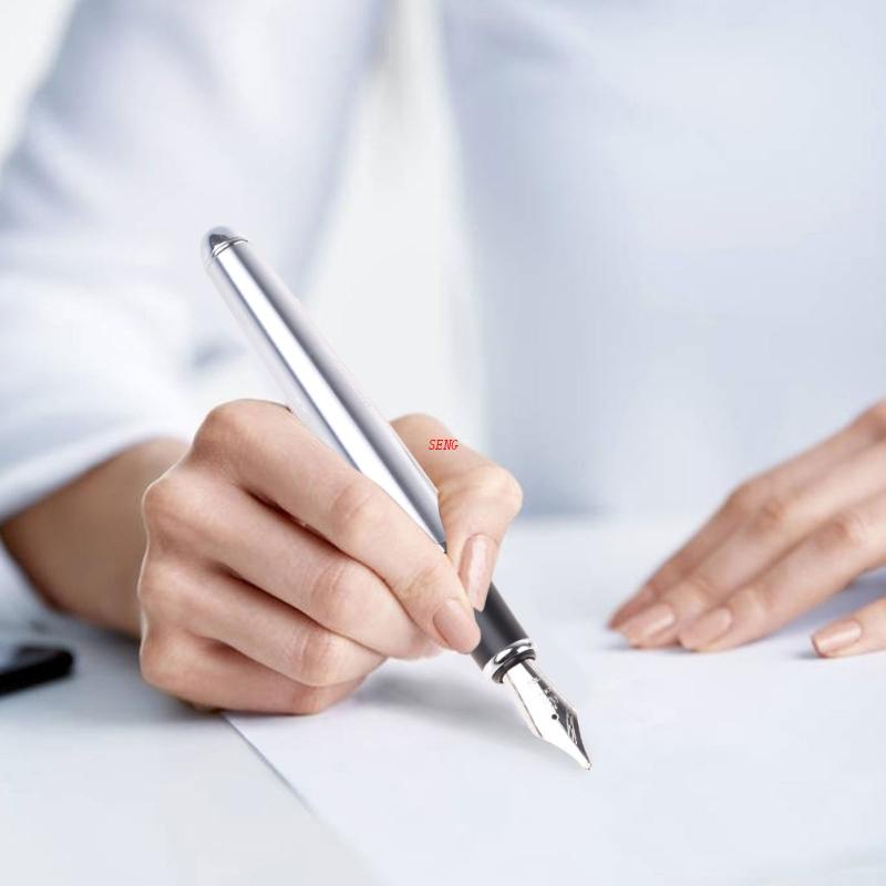 Bút Máy Jinhao X750 Ngòi Vừa 18KGP Bằng Thép Không Gỉ Màu Bạc