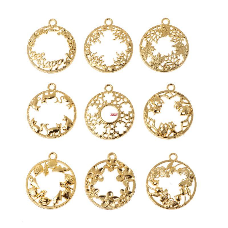 Set 9 Khuôn Làm Mặt Dây Chuyền Hình Vỏ Sò DIY