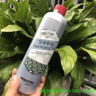 Phủ mịn Xám khói Sophia Platinum Shinning Pearl Waxing Colour ASH 530ml