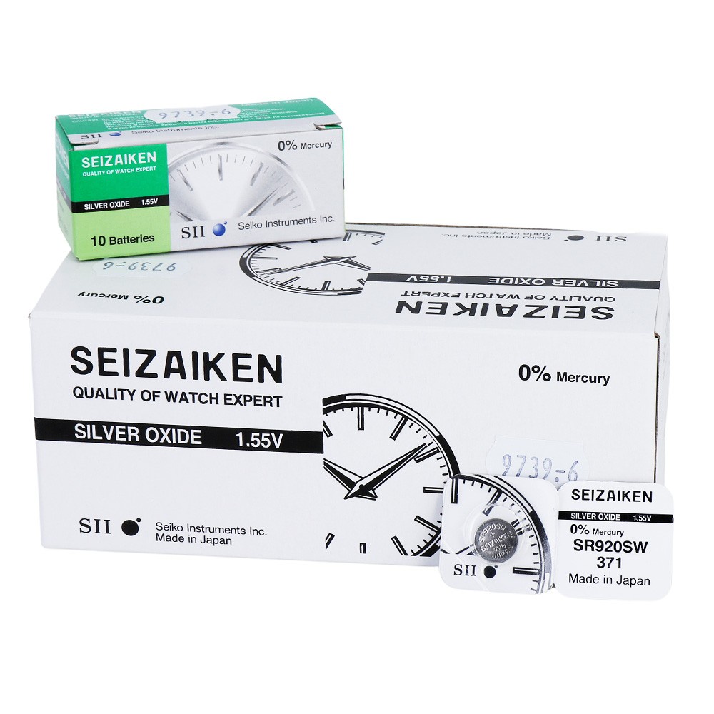 [CHÍNH HÃNG] Pin Seizaiken SII 371 SR920SW dành cho đồng hồ dùng pin 371 / SR920SW / LR920W / AG6 (Made in Japan)