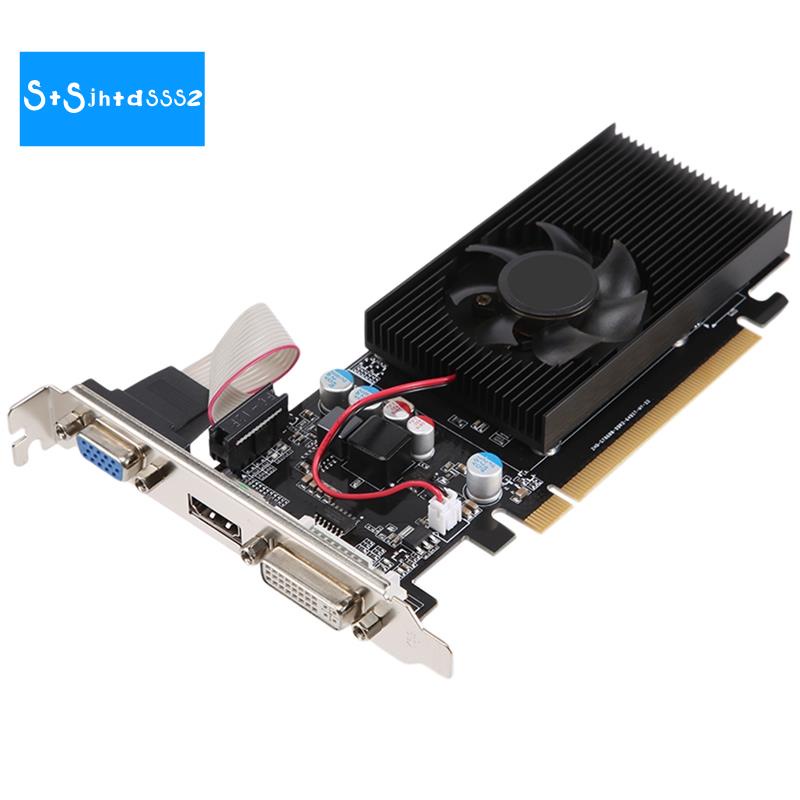 Card Đồ Họa GT210 1GB DDR2 64Bit PCIE 2.0 GPU HDMI-Compatible DVI VGA Thẻ