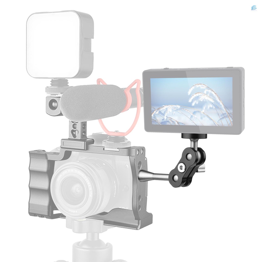 Cánh Tay Nối Dài Bằng Hợp Kim Nhôm 1 / 4 Inch Cho Màn Hình Hiển Thị Video /watchinone Andoer MA-95