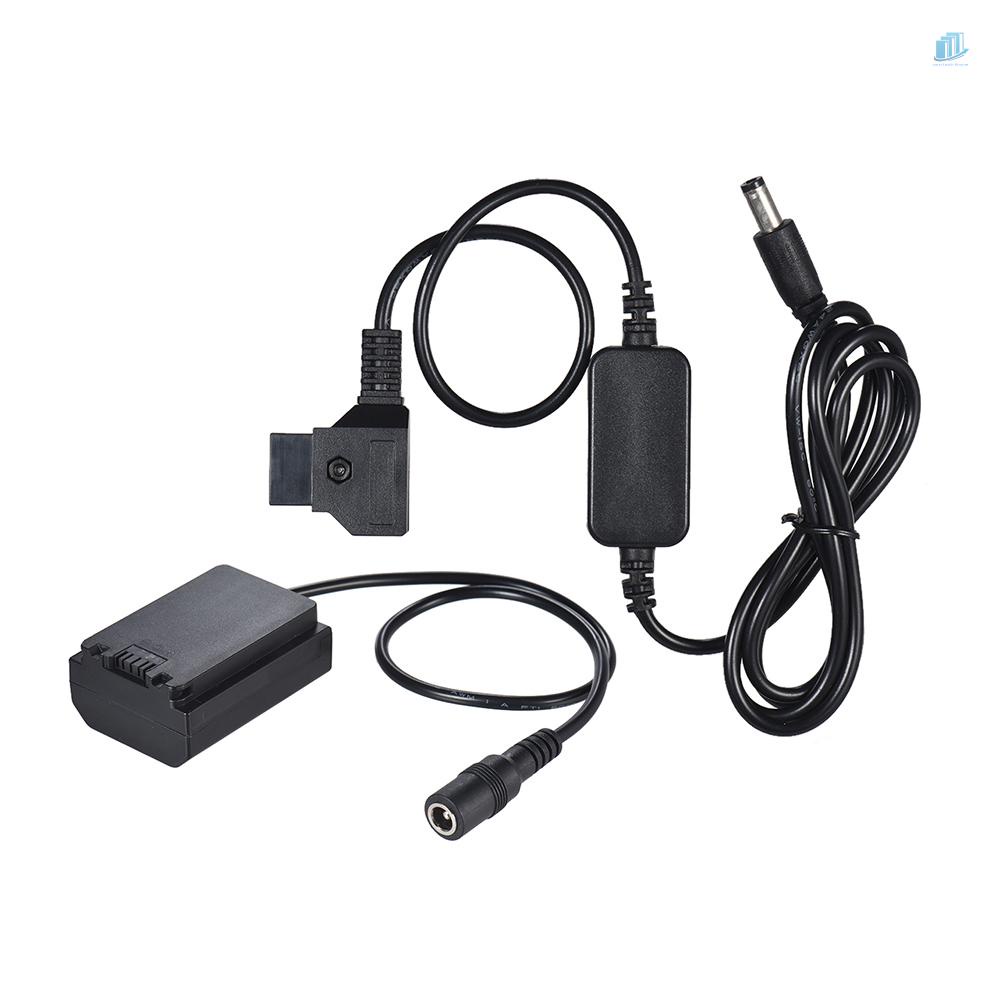 ANDOER Bộ Chuyển Đổi Pin A7III A9 A7RIII A7SIII Hình Chữ V Từ D-Tap Sang NP-FZ100 DC Chuyên Dụng