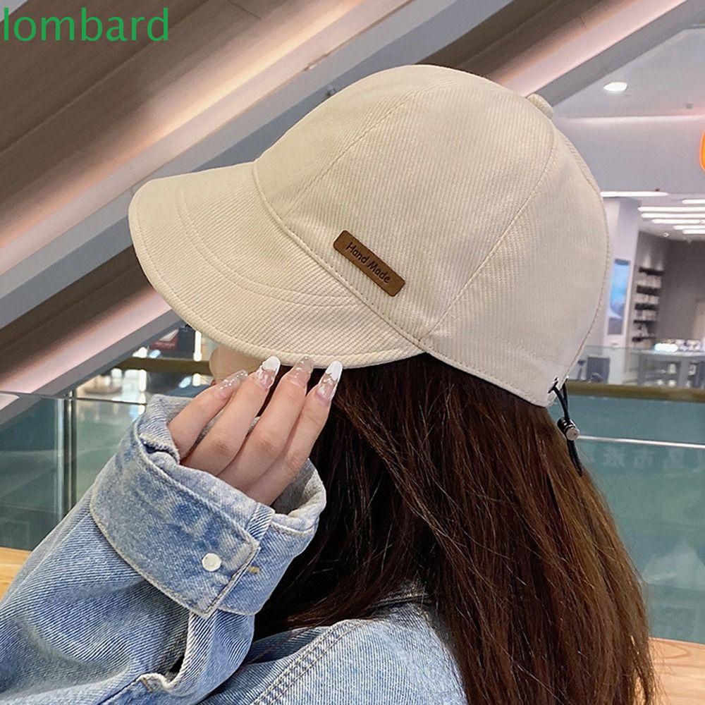 Mũ Lưỡi Trai Cotton Chống Nắng Thiết Kế Đơn Giản Có Thể Điều Chỉnh Kích Cỡ Cho Nữ
