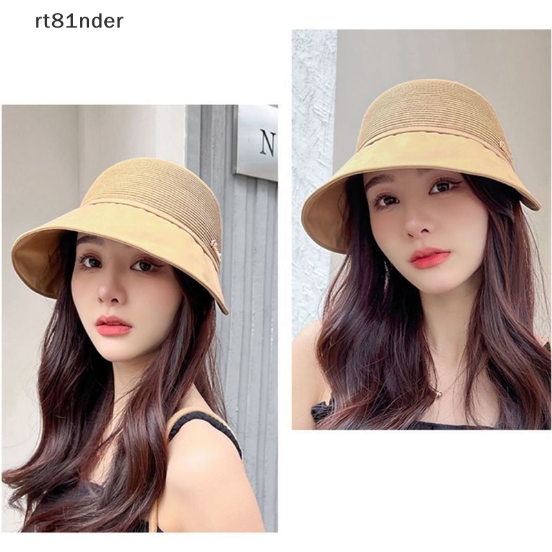 Nón Cói Rộng Vành Chống Tia UV Thiết Kế Nhỏ Gọn Thoáng Khí Thời Trang Đi Biển Mùa Hè Cho Nữ