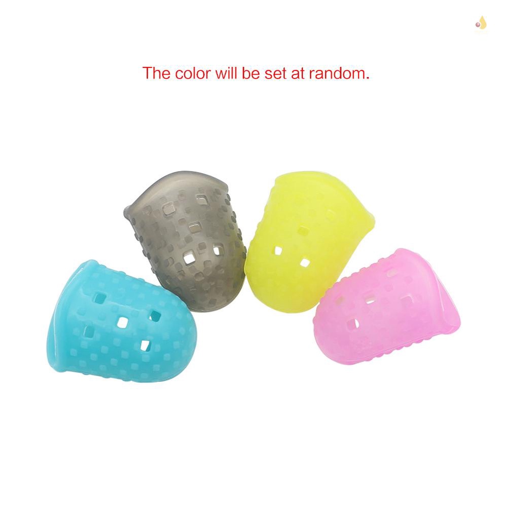 Miếng Silicone Bảo Vệ Ngón Tay Khi Chơi Đàn Guitar / Ukulele / Bass 4 Trong 1