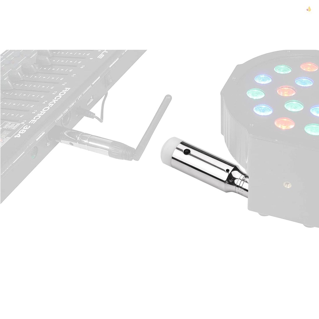 Ăng Ten Mini 2.4G Nhận Tín Hiệu DMX512 3 Pins XLR Tích Hợp Pin Lithium Có Thể Sạc Lại Cho Đèn Sân Khấu DJ Disco