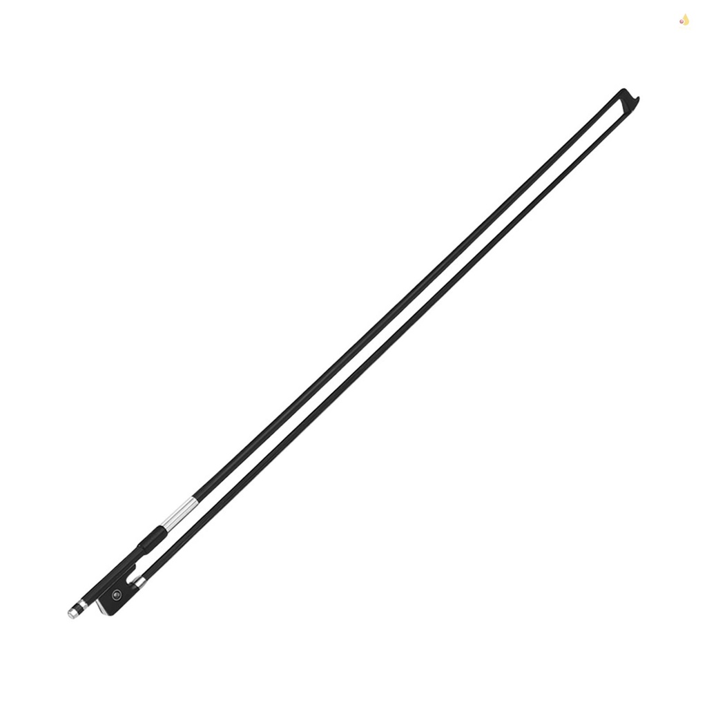 Gậy Đàn Violin 4 / 4 Bằng Sợi Carbon Lông Ngựa Đen Hình Tròn Cân Bằng Tốt