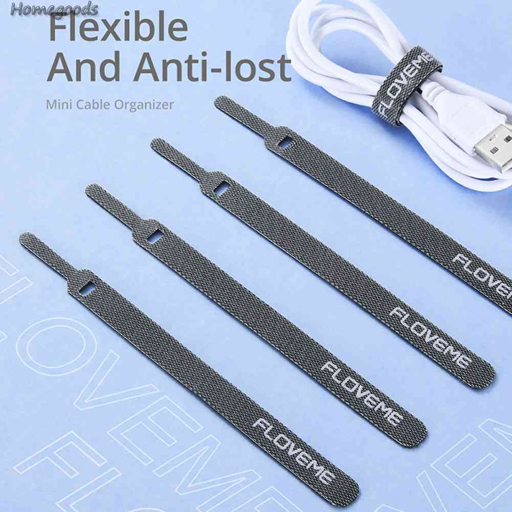 Set 5 Dây Quấn Tai Nghe / Dây Cáp Sạc USB 14cm Floveme 2023 Mới
