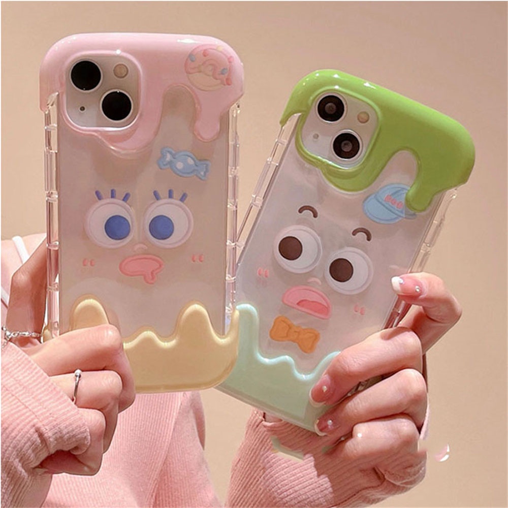 Ốp Điện Thoại TPU Mềm Chống Sốc In Hình Que Kem Cho IPhone 14 Pro Max 12 11 Pro Max X XS 7Plus