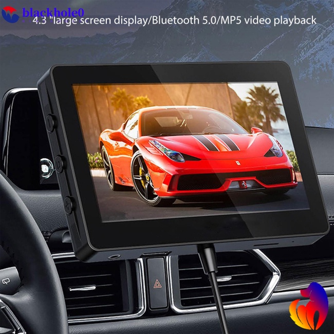 Máy Nghe Nhạc Mp5 M6 Bluetooth Không Dây 4.3 Inch Rảnh Tay Mp5 Kèm Điều Khiển Từ Xa Cho Xe Hơi