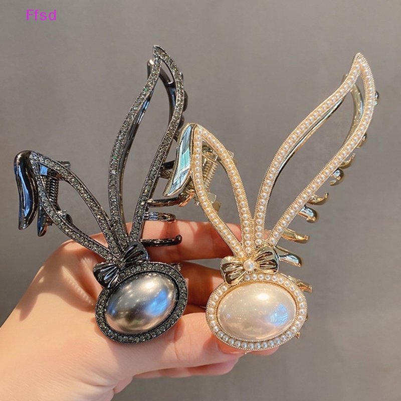 Kẹp Tóc Hình Cá Mập Đính Đá Bằng Kim Loại Cho Nữ 1 Cái