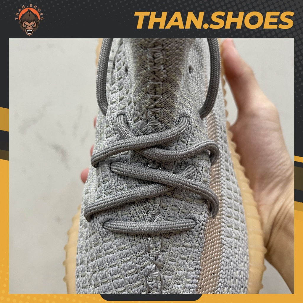 Giày Yz 350 V2 True Form, Yz 350 Xám Vệt Cam - Than.Shoes