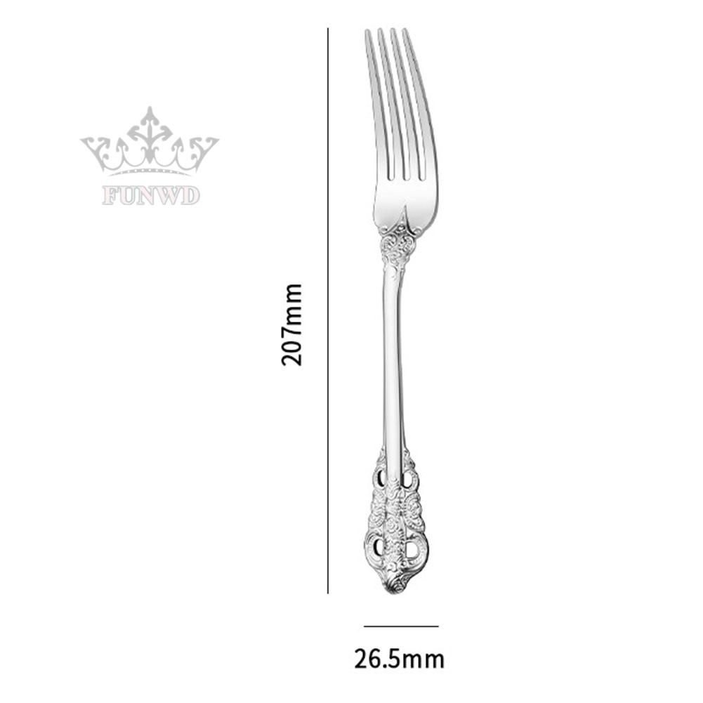 Nĩa Inox Chạm Khắc Độc Đáo Tiện Dụng Cho Nhà Bếp / Nhà Hàng