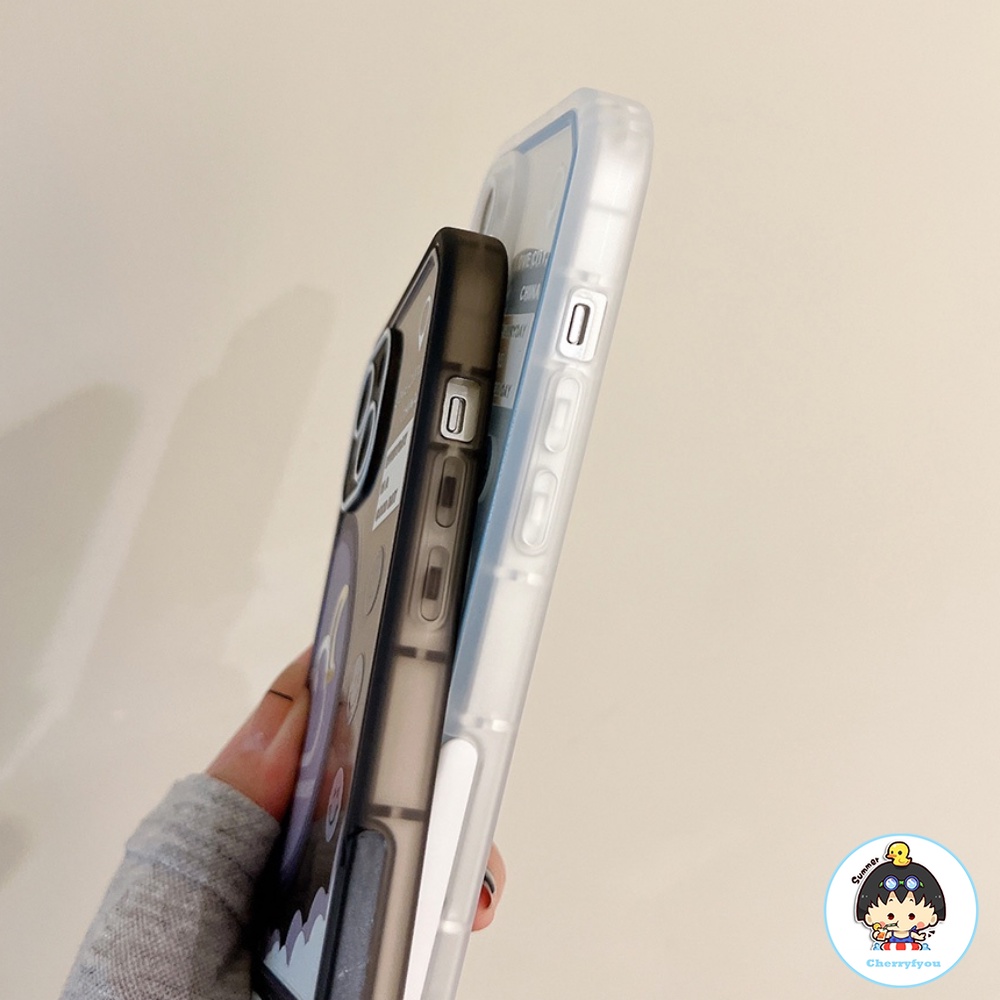 Ốp Điện Thoại TPU Mềm Chống Sốc Kèm Giá Đỡ Dành Cho IPhone 14 13 12 11 Pro Max X XR 8 7 Plus