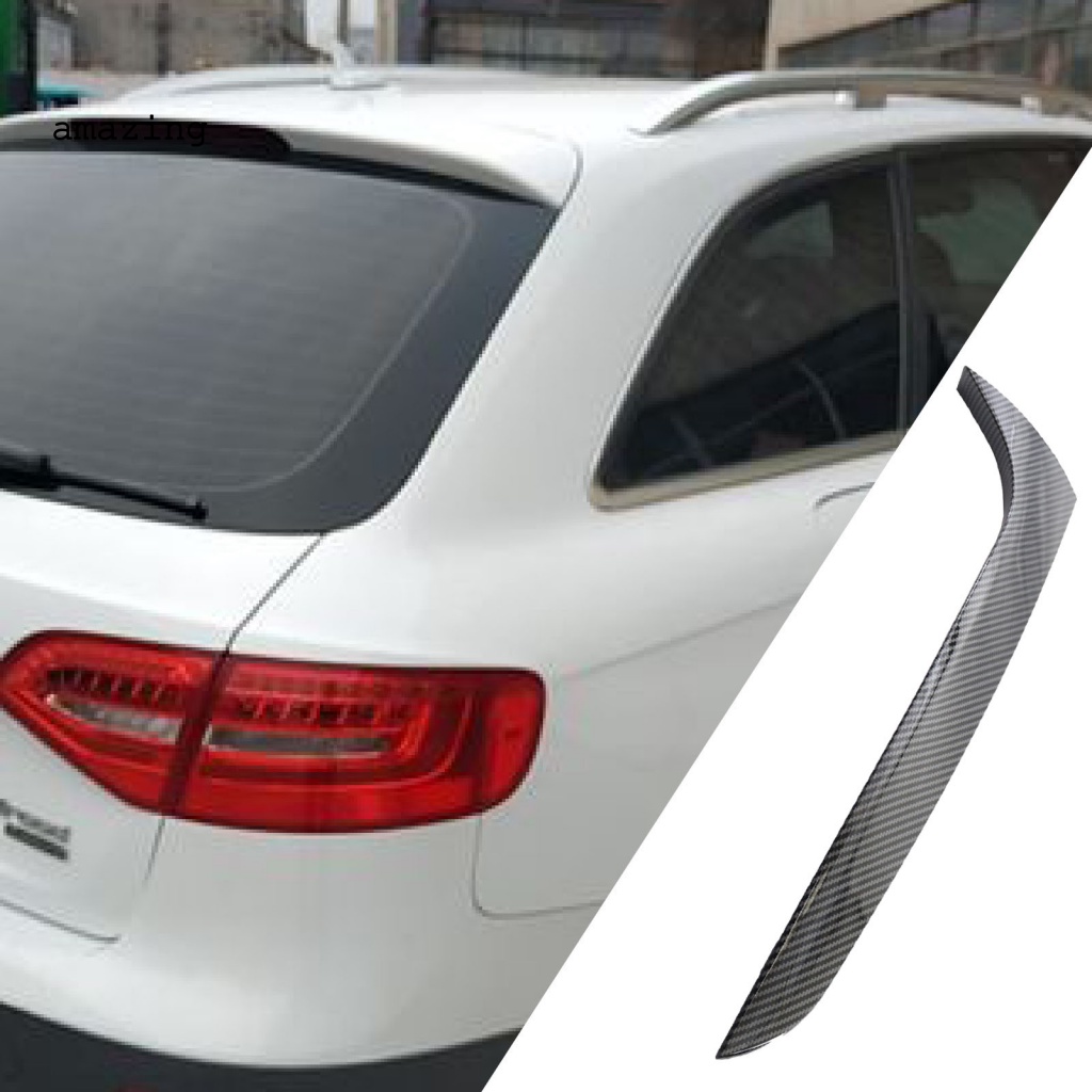 1 Cặp Vỏ Bọc Viền Cửa Sổ Xe Hơi Bằng ABS Họa Tiết Sợi Carbon Dễ Lắp Đặt Cho Audi A4 B8 Allroad Avant 2009-2016